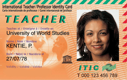 International Teacher Identify Card (ITIC)